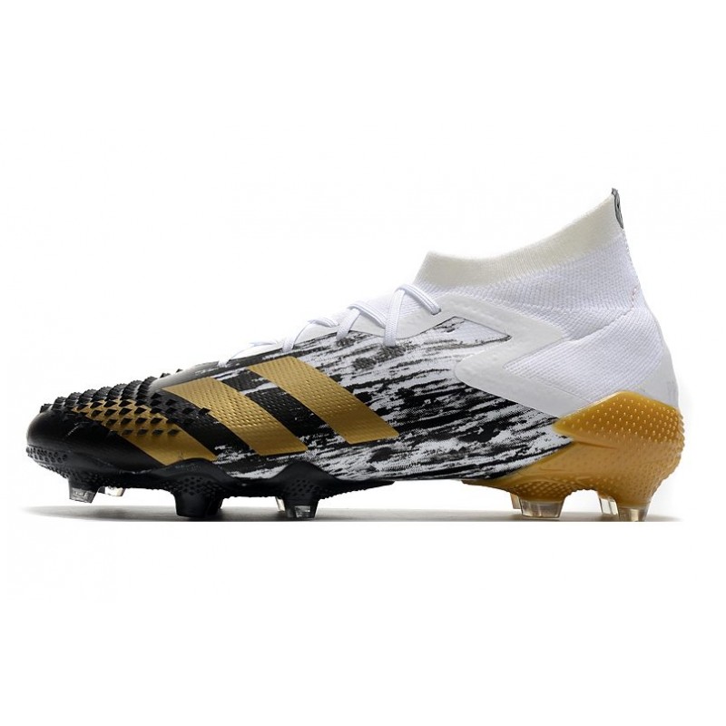 adidas Predator Mutator 20.1 FG Buty piÅkarskie BiaÅy ZÅoty Czarny